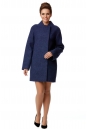 Женское пальто из текстиля с воротником 8001924