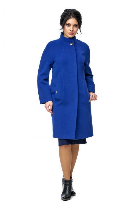 Женское пальто из текстиля с воротником 8002262