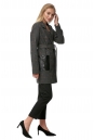 Женское пальто из текстиля с воротником 8012206-2