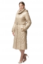 Женское пальто из текстиля с капюшоном 8012445-2