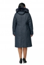 Женское пальто из текстиля с капюшоном, отделка песец 8015934-3