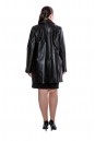 Женское кожаное пальто из натуральной кожи с воротником 8016002-3