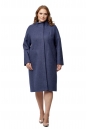 Женское пальто из текстиля с воротником 8019543