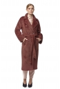 Женское пальто из текстиля с воротником 8021462