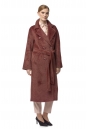 Женское пальто из текстиля с воротником 8021462-2