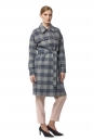 Женское пальто из текстиля с воротником 8021512-2