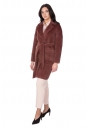 Женское пальто из текстиля с воротником 8021688-2