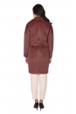 Женское пальто из текстиля с воротником 8021688-3