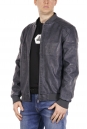 Мужская кожаная куртка из эко-кожи с воротником 8021857-8