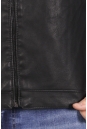 Мужская кожаная куртка из эко-кожи с воротником 8021864-6