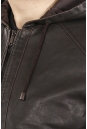 Мужская кожаная куртка из эко-кожи с капюшоном 8021867-14