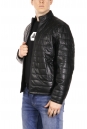Мужская кожаная куртка из эко-кожи с воротником 8021951-8
