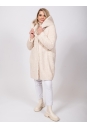 Женское пальто из текстиля с капюшоном 8023377-8