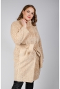 Женское пальто из текстиля с воротником 8023422-3