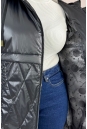 Женское пальто из текстиля с капюшоном 8024090-6