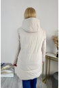Женское пальто из текстиля с капюшоном 8024108-7